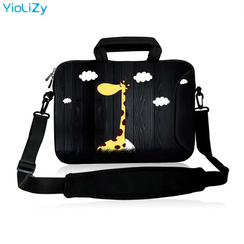 С принтом жирафа 9,7 12 13,3 14,1 15,6 17,3 дюймов, защитная сумка на плечо для ноутбука, чехол для ноутбука, чехол для ПК, SB-24501