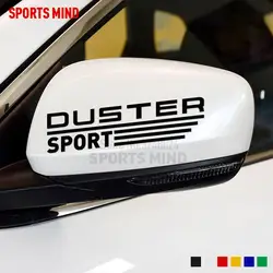5 пар индивидуальный дизайн автомобиля зеркало заднего вида наклейки Наклейка для Renault Duster Dacia Duster Stepway автомобильные аксессуары