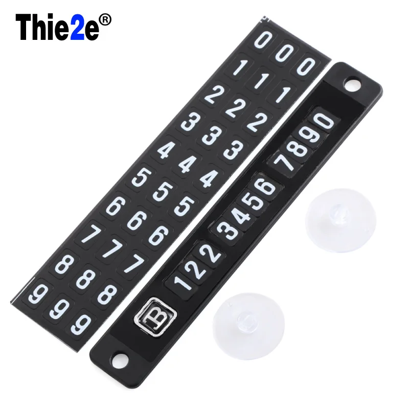 

Magnetic Puzzle Car Parking Plate shift Auto Message Telephone Number Phone Code Sign Contact Notice Toughie Gummed Label Spine