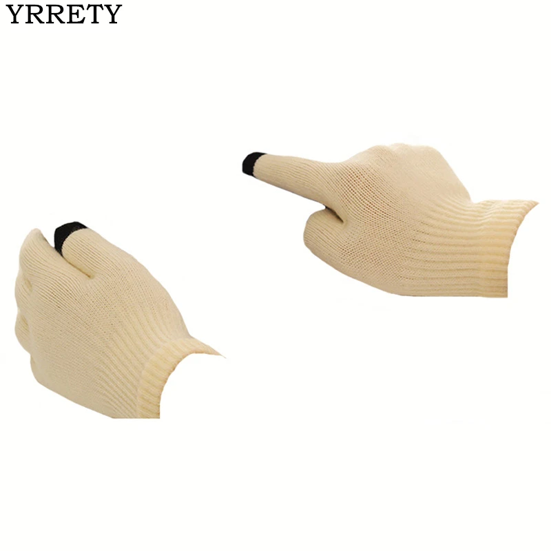

YRRETY Women Elasticity Gloves Winter Knitted Gloves Touched Screen Mittens Keep Warm Female Winter Full Finger Gloves Autumn