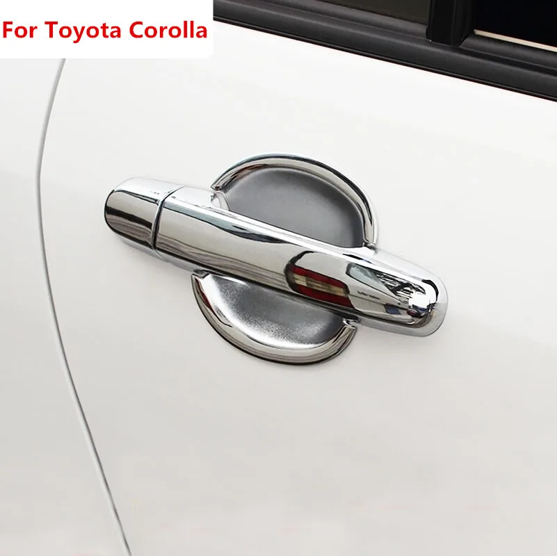 Новинка для Toyota Corolla 2003 + Yaris Vios 2006 2007 2008 2009 2010 ABS хромированная крышка ручки двери