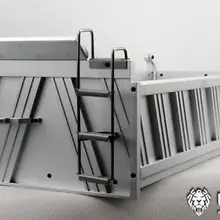 LESU 450 мм металлический грузовой ведро контейнер A для RC 8*8 самосвал 1/14 грузовик Tmy TH02026