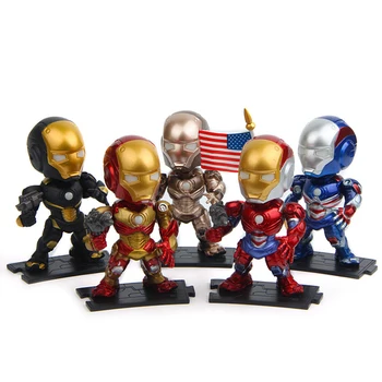 

5pcs/lot Movie The Avengers FigureSuper Hero Thor Captain Spider Man Iron Man Toys PVC Action Figure Model Toys Christmas Gift