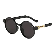 Модные солнцезащитные очки мужские солнцезащитные очки в стиле стимпанк, круглые солнцезащитные очки в стиле ретро линзы специально круг uv400 ноги