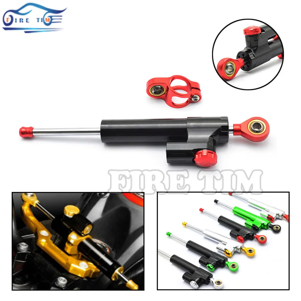 

Universal Motorcycle CNC Damper Steering Stabilizer Damper Linear Reversed Safety Control for SUZUKI GSX-R GSXR 600 750