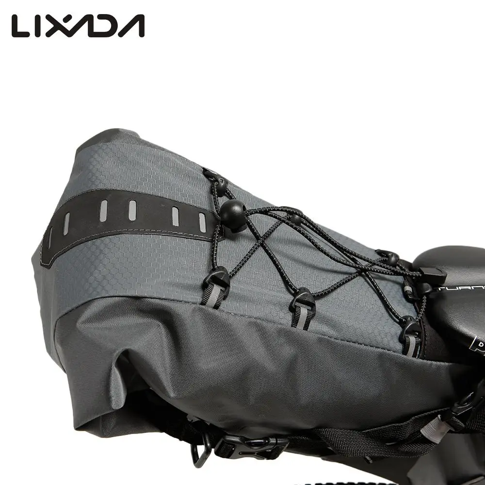 Clearance Lixada 3L - 10L Cycling Foldable Saddle Bag Waterproof Bike Bag Tail Bag MTB Bike Bicycle Seat Pannier Bag Bicycle Accessories 22