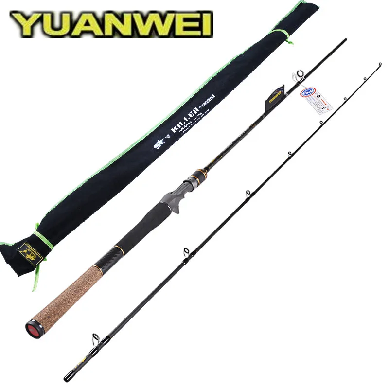 

YUANWEI Casting Rod 2 Secs 2.1m M/6-24g IM7 Carbon Baitcasting Fishing Rods FUJI Accessories Vara De Pesca Carp Fishing Olta