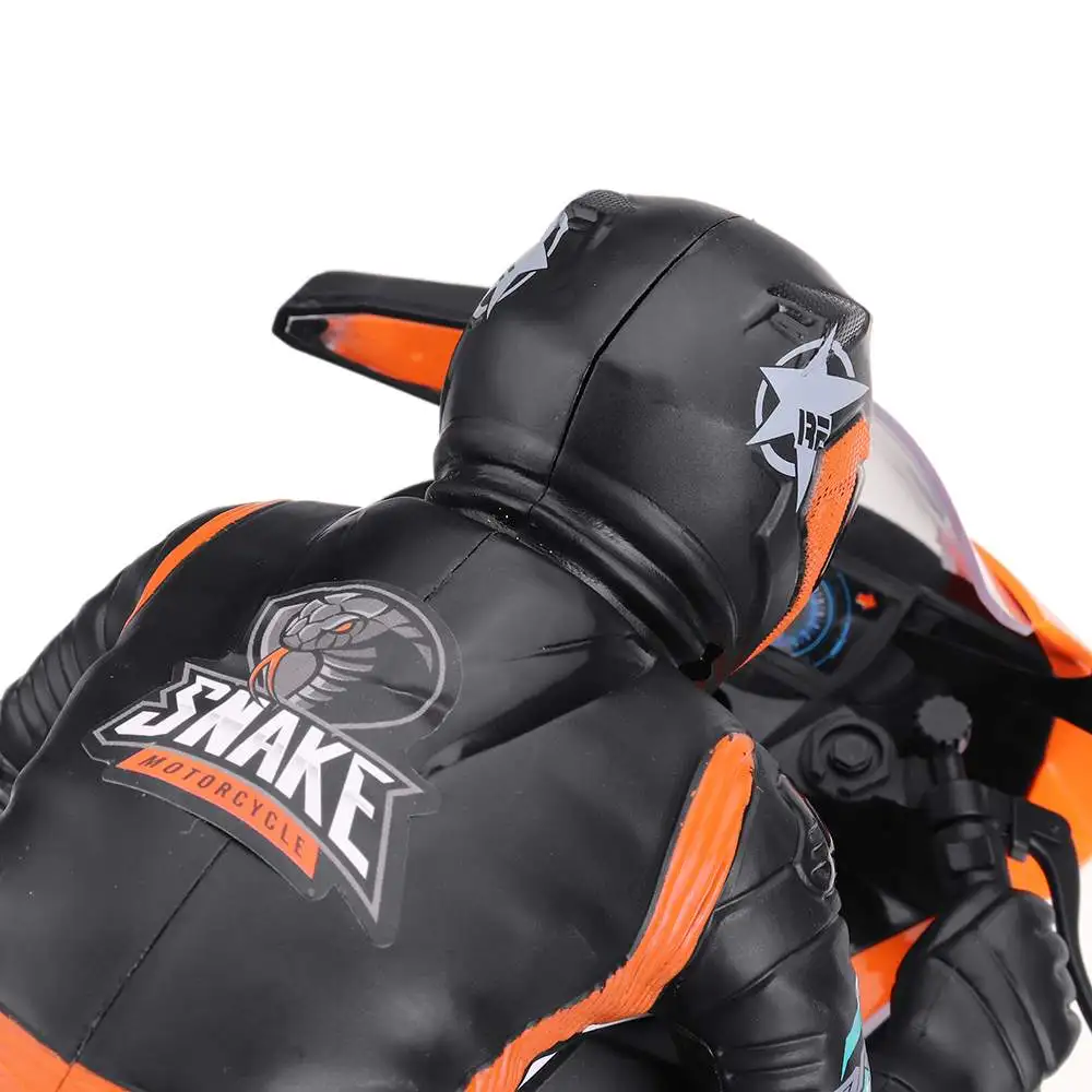 Rc Motorcycle 360 Rotation With Light Sound Car Rtr Model Mini Car Vehicle Outdoor Toys For Boy Toys 1/18 2.4G