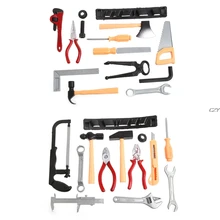 1 Набор DIY пластиковые подарки для детей Для мальчиков наборы инструментов для ремонта зданий набор строительных игрушек Прямая поставка