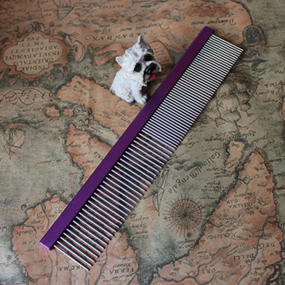 

Stainless Steel Dog Brush Grooming Tools for Dogs Needle Pin Two-sided Brush High Quality Dog Comb Pet Products