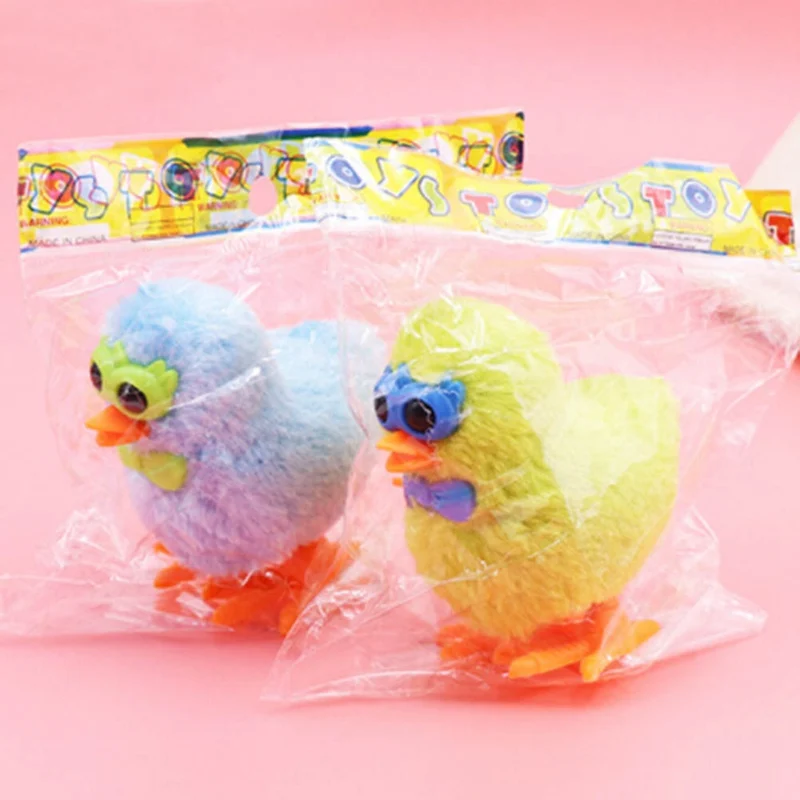 New-1pcs-Glasses-Plush-Chick-Toy-Clockwork-Toy-Plush-Chick-Cute-Toys-Baby-Children-s-Plush (3)