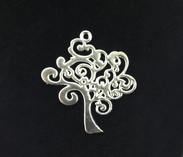 20 шт. Посеребренная Подвеска Древо жизни подвески A15998SP|tree of life charm|charm tree lifecharm |