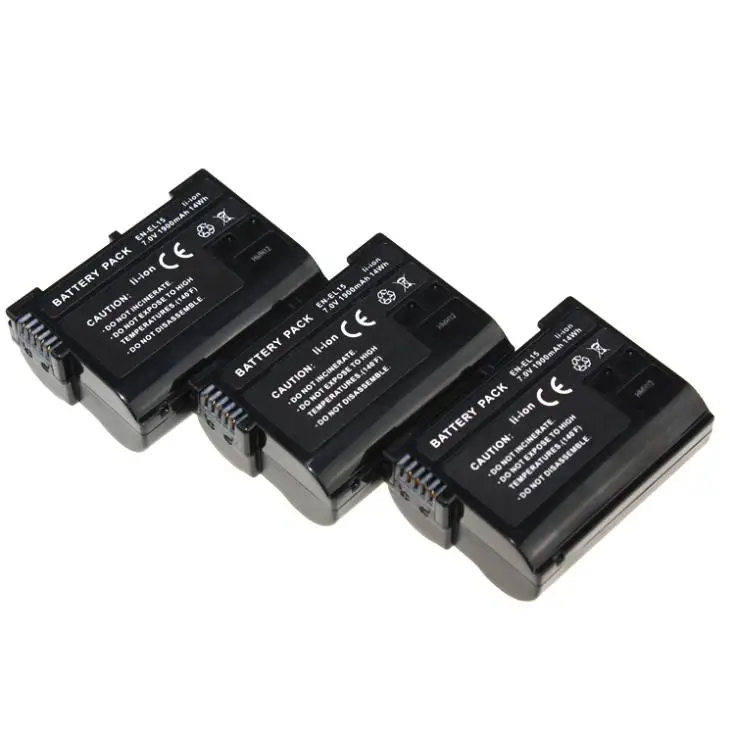 Tian Fen 3pcs Battery EN EL15 EN EL15 ENEL15 Rechargeable Li ion