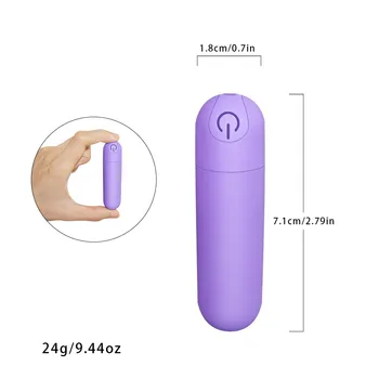 Powerful Bullet Vibrator for Women Clitoris Stimulator Massager Mute Dildo Vibrators USB Chargeable Adult Sex Toys for Women 6