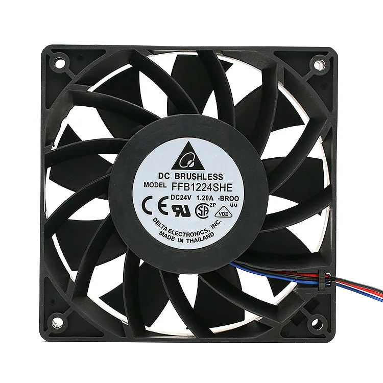 For Delta FFB1224SHE 12038 120*120*38mm DC 24V 1.2A 5500 RPM Big Air Volume Converter Cooling Fan Inverter | Компьютеры и офис