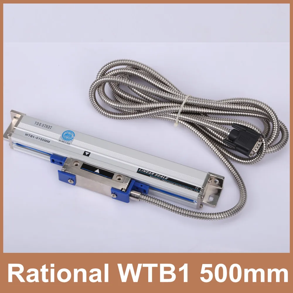 Free Shipping Rational encoder linear WTB1 0.001mm 500mm TTL 5V 0.001mm