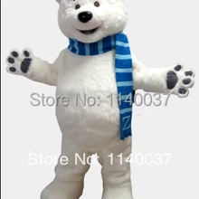 Талисман белый медведь костюм талисмана обычай Необычные костюмы аниме косплей комплекты Mascotte тема маскарадный карнавальный костюм