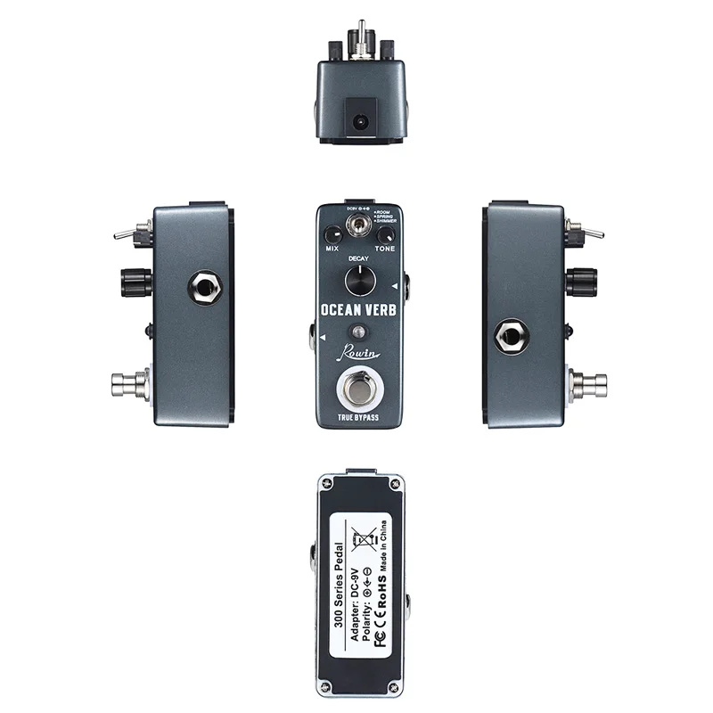Rowin океан глагол реверберации цифровой гитары педаль эффектов