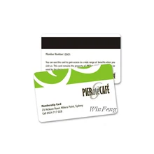 1000 шт/партия Заказная Магнитная пластиковая карта MYK с двухсторонней печатью CR80 стандартная VIP пластиковая карта с магнитной полосой