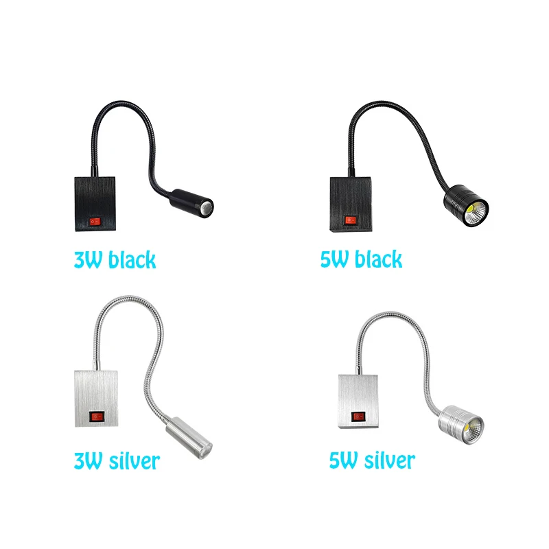 3 Вт/5 Вт современный простой светодиодный настенный светильник, Домашний Светильник, Регулируемый Детский Светильник для чтения в коридоре, алюминиевый, переменный ток 220 В/110 В