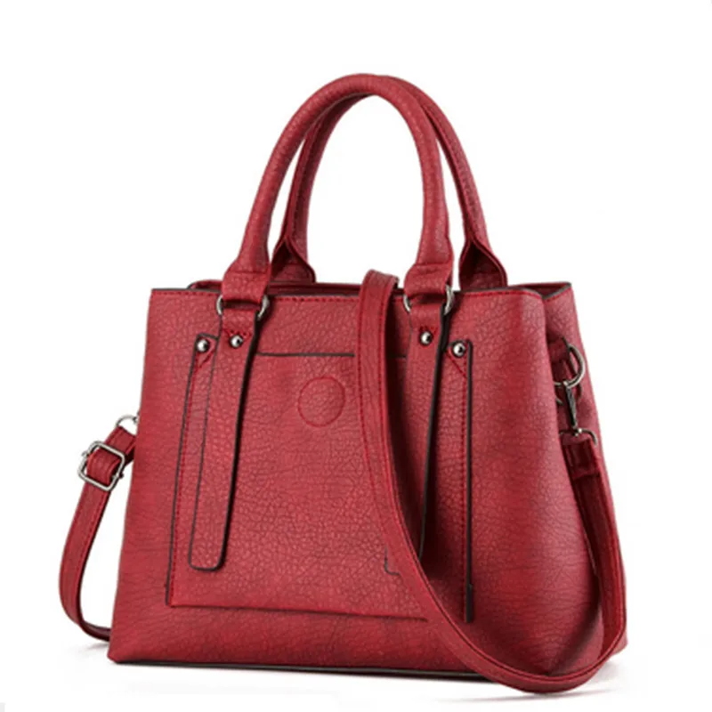 New Fashion Women PU Leather Shoulder Bag Lady Handbags Totes Large Crooss Body Bags for Women