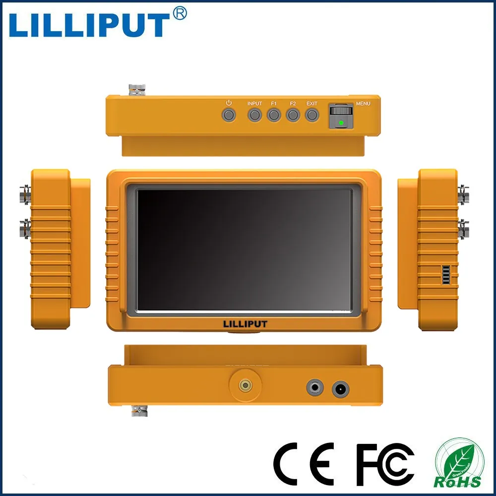 LILLIPUT Q5 5," 1920*1200 Full HD на камеру монитор SDI полевой монитор с 3g SDI HDMI перекрестное Преобразование для dslr hdv