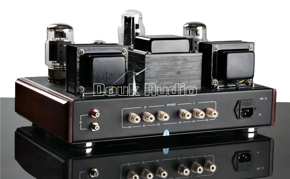 Douk аудио HiFi KT88 вакуумный ламповый усилитель одноконцевый класс А стерео Встроенный усилитель мощности 18 Вт+ 18 Вт