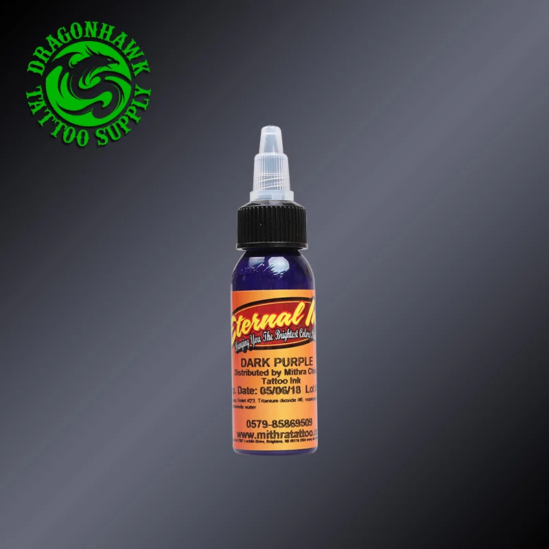 Hot Sales 1oz 30ml Original Imported USA Tattoo Inks Dark Purple Color