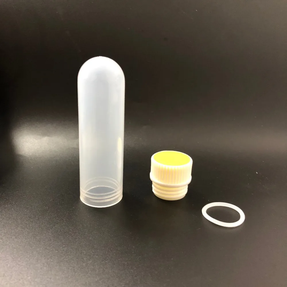 

20pcs/lot 30ml Plastic tube Inner spiral cover with Silicone gasket flesjes Plastic Centrifuge tube Sample Tube Vial fiolki