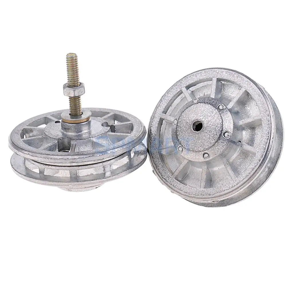 2Pcs Silver Durable Idler Wheels for 1/16 Heng Long RC Tiger Tank 3818-1