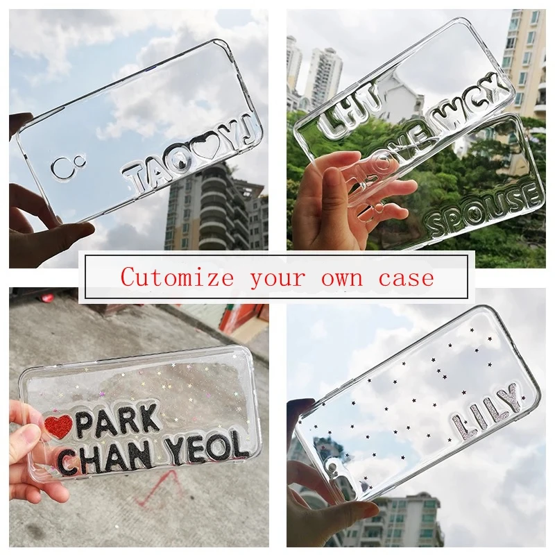 for Iphone 5 5S SE 6 6S 7 PLUS Cute Exclusive Customize Name Letter Lovers Personal