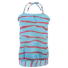 Женский Монокини в полоску Женский цельный купальник монокини для ванной пуш-ап Мягкий Бикини