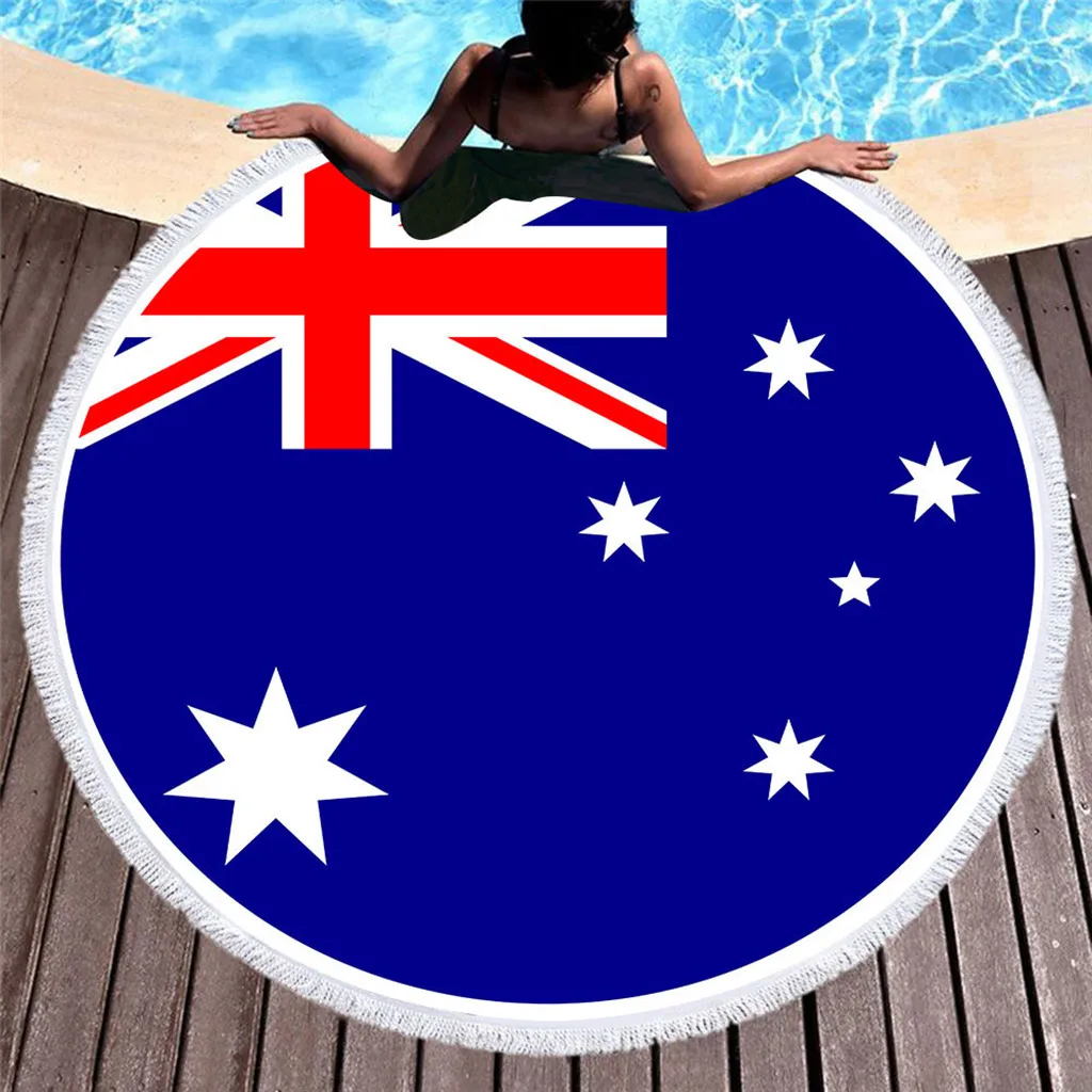 European And American Microfiber Beach Towel 3D Digital