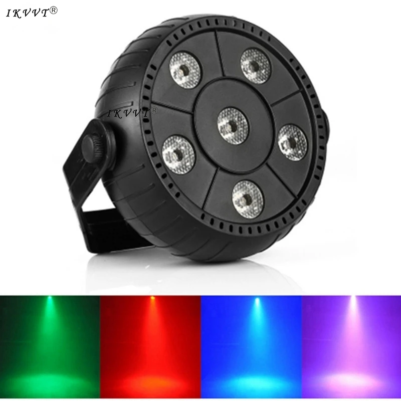 

Mini 9W Dj Laser Disco Ball Stage Light 6 Led RGB Wash Effect Portable Stage Par Light Auto Sound Activation Indoor Disco Lamps