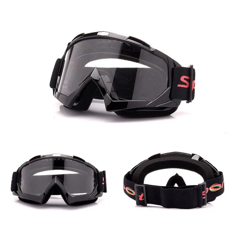 12 цветов гоночные moto rcycle для KTM goggle moto cross eyewear moto солнцезащитные очки unviersal ATV Внедорожные dirt pit bike часть - Цвет: black and clean