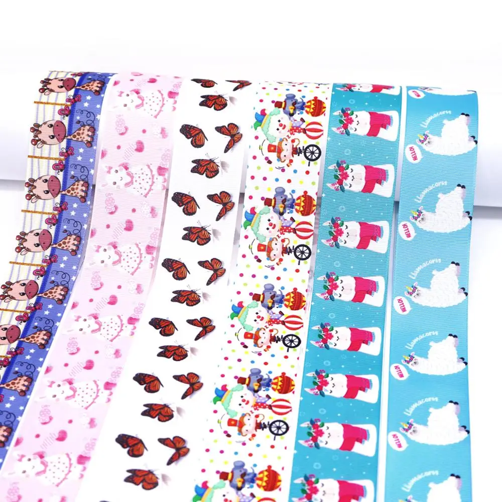 

DIY Craft Supplies cartoon character printed grosgrain ribbon, satin ribbon 10 yards. 30539-