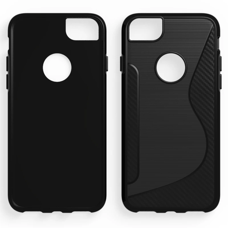 

gligle NS-line Soft TPU Silicon Skin Cover Case for iPhone 7 / 6 / 6S Universal Case Protective Shell