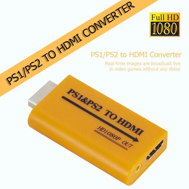  PS1/PS2 USB al Convertitore di HDMI Proiettore HD 1080 P Uscita Video Audio Adattatore di Alta Qual