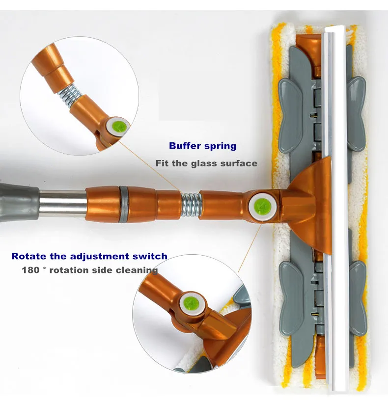 Инструмент для очистки стекол, волшебная палочка, щетка для пыли, домашние чистящие салфетки, двусторонний скребок для мытья, двусторонняя щетка для чистки стекол