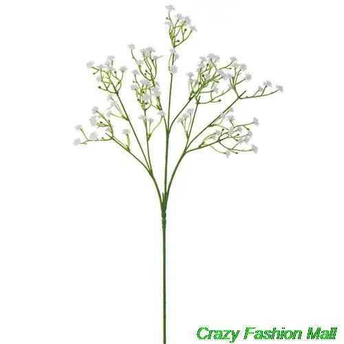 

Top Sale1 Head Artificial Baby's Breath Gypsophila Silk Flower Party Wedding Home use 4G3H