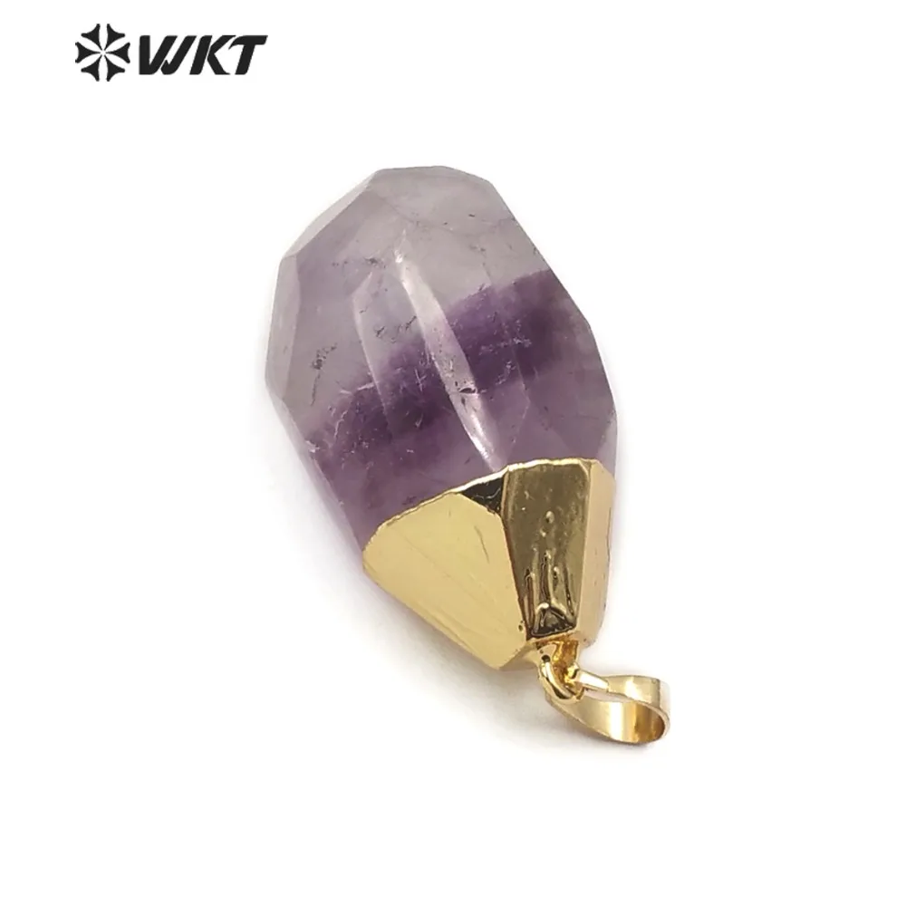 WT-P1440 кулон из натурального камня кулон с золотым цветом кулон неправильной формы милый и романтический стиль подходит для женщин