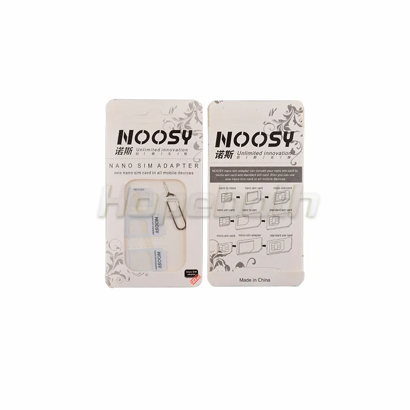 Pacote de Varejo para o Iphone para Samsung 4 em 1 Sim com Eject Novo Cartão Nano Adaptador Micro Pin Chave 100 Set Sim 2 1 adaptador micro sim com Eject Pin