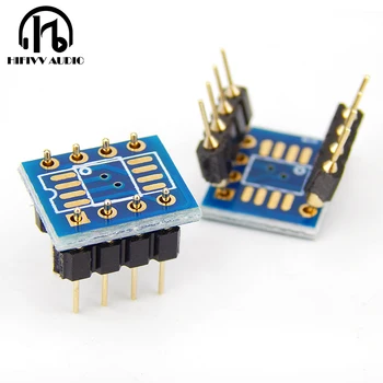 

SOP8 Patch Single op amp conversion DIP8 dual Operational amplifier DIY Gold-plated welding board IC chip transformation board