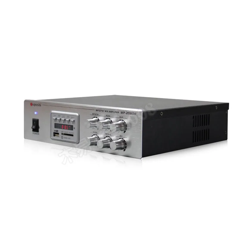 80W MP3 constant pressure amplifier Ceiling Speaker Amplifier remote broadcast audio amplifiers | Электроника
