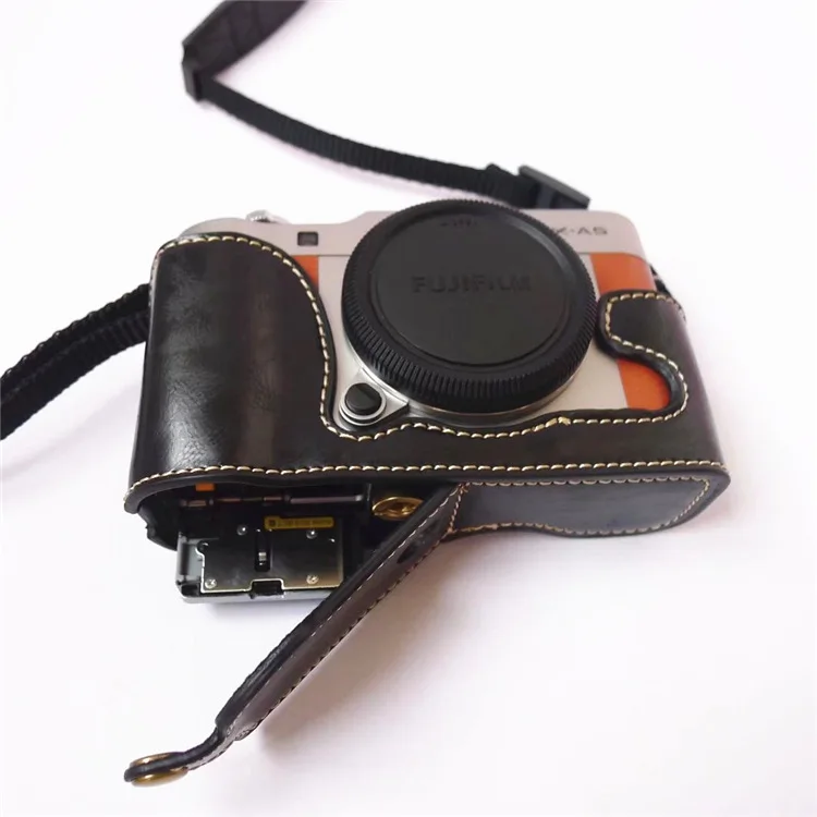 

New Pu Leather Camera Case Half body Bottom Cover For Fuji Fujifilm XA2 XA3 XA10 XA5 X-A5 Camera Case