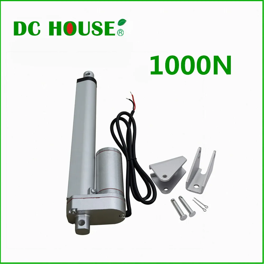 1 PCS 200mm 8inch Stroke Heavy duty DC 12V 1000N Load Linear Actuator multi function 10