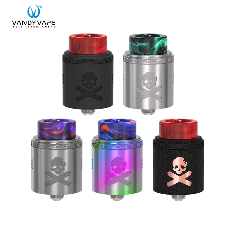 

Original Vandy Vape Bonza V1.5 RDA Atomizer 2ml Vape Tank 24mm Airflow Dual AFC Option Fit E Cigarette 510 Box Mod