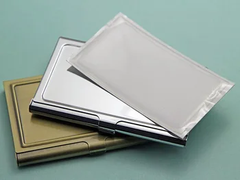 

Metal Business Card Holder With Epoxy Sticker-Metal Card Case-Business Card Case-5pieces/Lot
