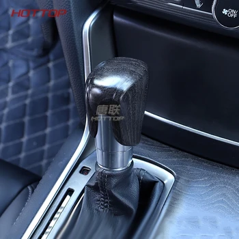 

Car gear shift knob handle cover trim For Honda Civic 10th Accessories 2018 2019 original wood color
