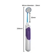 Светодиодный освещенные стоматологический для ротовой полости набор с зеркальцем стоматологический крючок мероприятия чистящий инструмент для моляров дома KG66